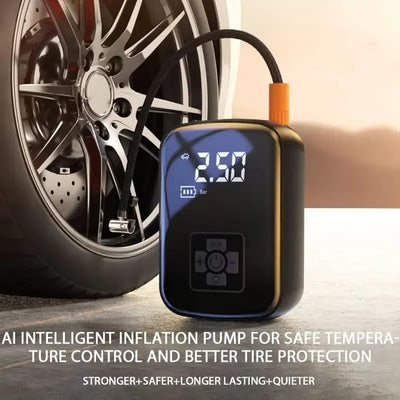 ضاغط هواء لاسلكي HELLOLEIBOO — نفخ سريع بـ5 أوضاع و150 PSI