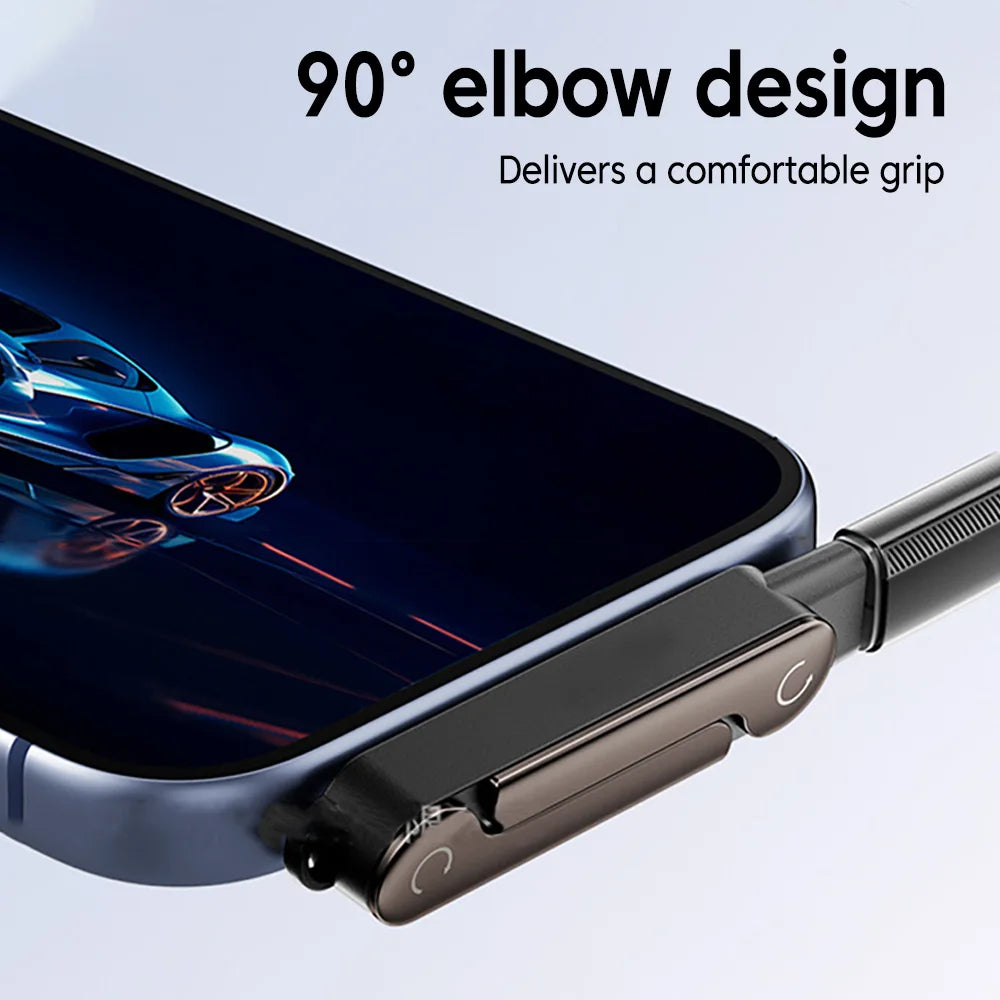 محوّل Type-C إلى USB-C بحامل قابل للطي — منفذ الموصّل
