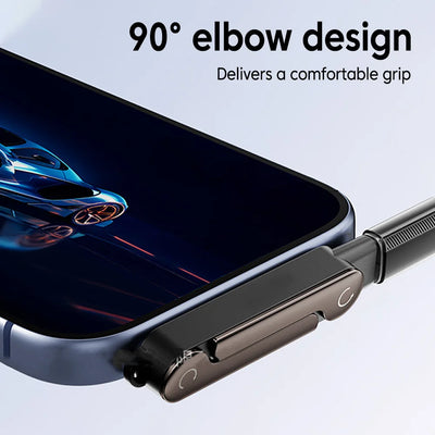 محوّل Type-C إلى USB-C بحامل قابل للطي — منفذ الموصّل
