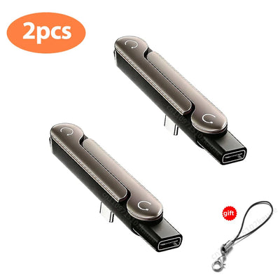 محوّل Type-C إلى USB-C بحامل قابل للطي — عرض المنتج